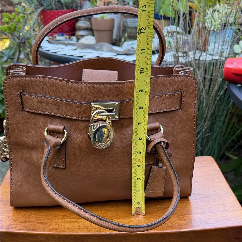 Michael Kors Tan Leather Satchel - Picture 6 of 8